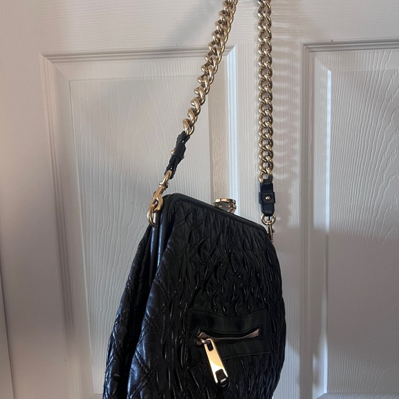 Marc Jacobs Black leather large clutch bag - Picture 5 of 8